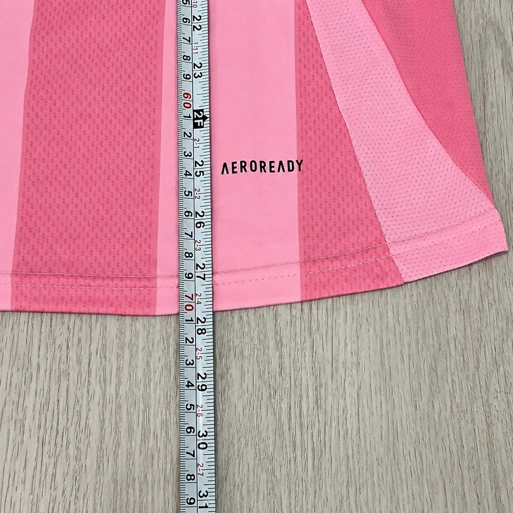 Women's Adidas Inter Miami Messi #10 Pink Soccer Jersey Size L Slim Fit - Picture 6 of 9